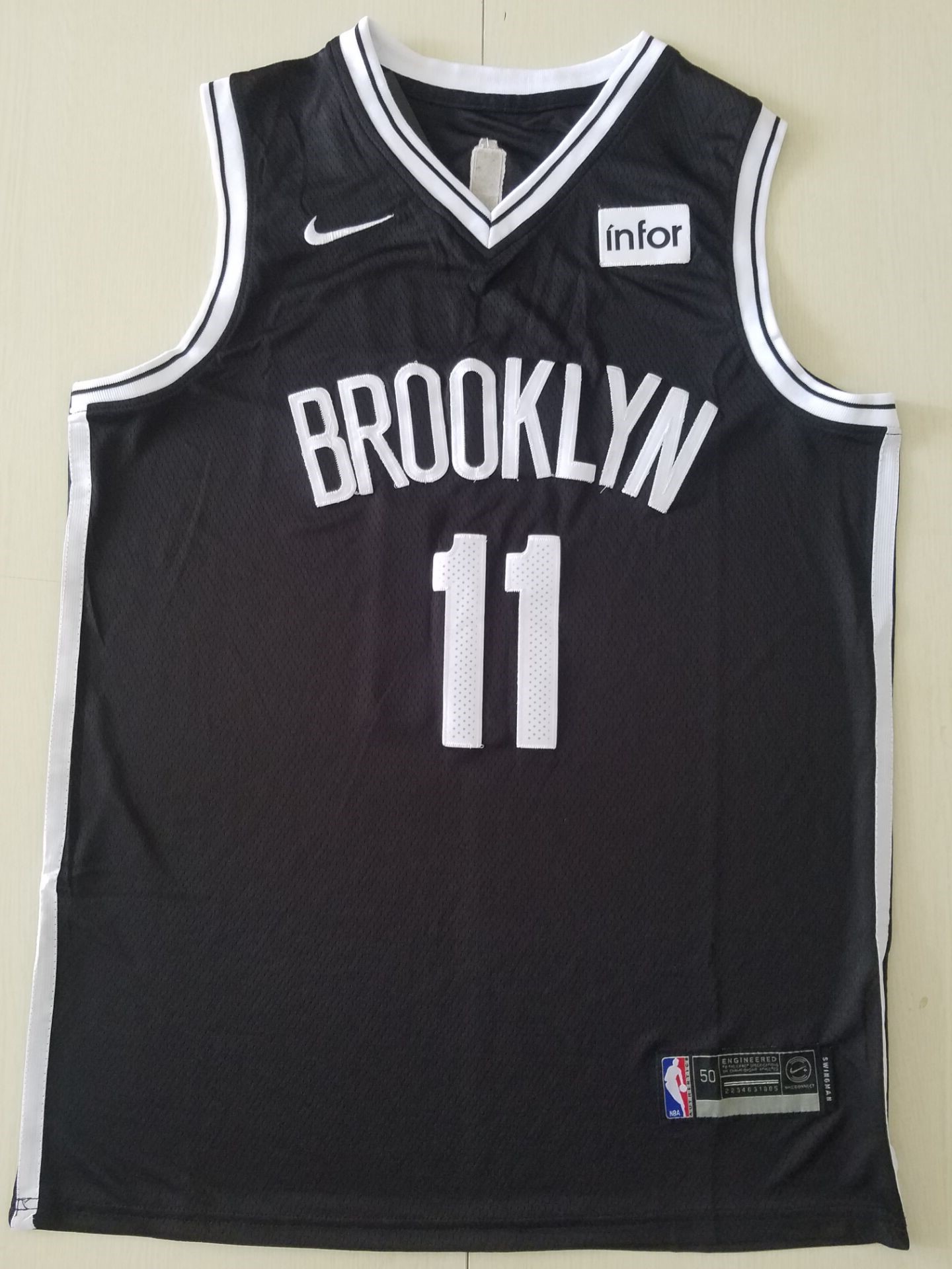 Youth Brooklyn Nets #11 Irving black Nike Game NBA Jerseys 2